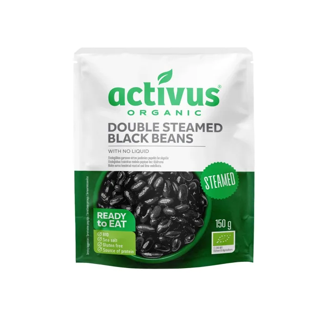Activus Černé fazole bez nálevu, 150 g