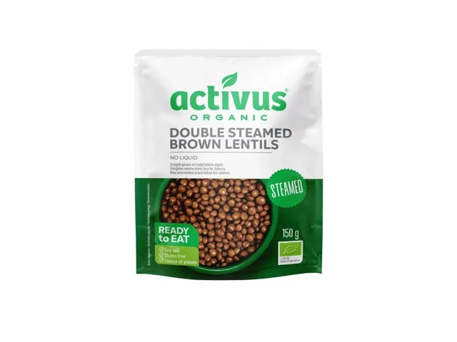 Activus Hnědá čočka bez nálevu, 150 g