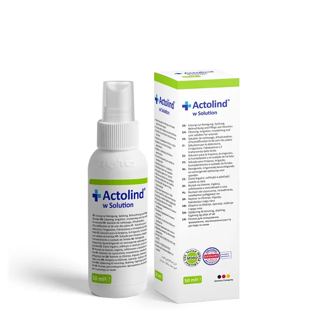 ACTOLIND W Solution roztok s antimikrobiálním účinkem 50 ml