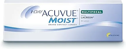 ACUVUE MOIST 1-DAY Multifocal Daily Contact Lens Moisturize - Denní kontaktní čočky s -1,75 dpt a BC 8,4 -30 čoček  rozbaleno, ale kompletní balení