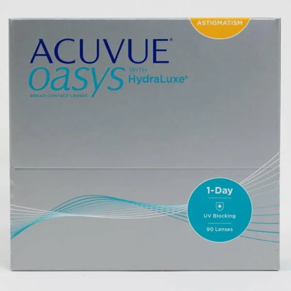 ACUVUE oasys 1-Day s technologií HydraLuxe pro astigmatismus (90ks)-2.25
