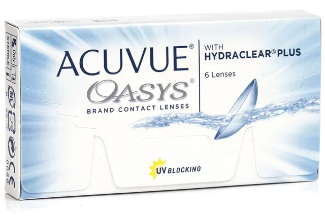 Acuvue Oasys (6 čoček) with Hydraclear Plus D +5.50