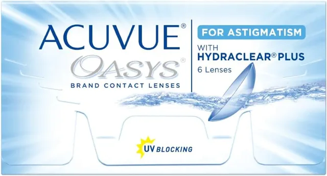 Acuvue Oasys pro astigmatismus měkké kontaktní čočky 6 ks -9.00