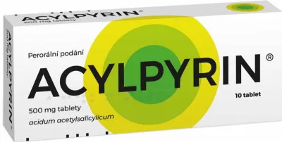 ACYLPYRIN POR 500MG TBL NOB 10