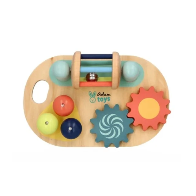 Adam Toys Montesori Edukační dřevěná tabulka Activity