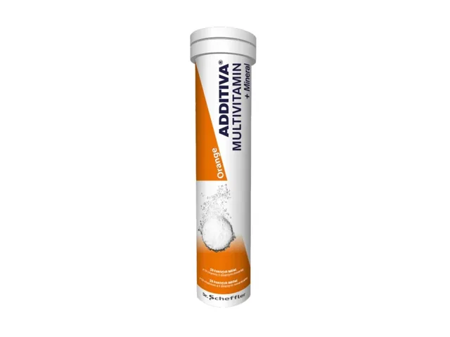 Additiva multivit.+mineral pomeranč šum.tbl.20