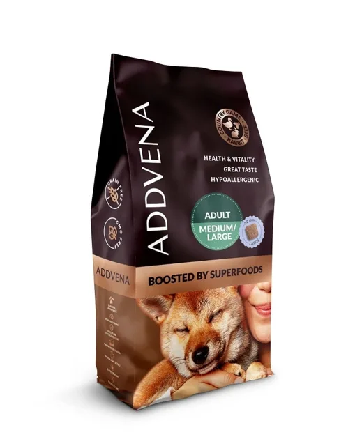 ADDVENA Boosted by Superfoods Adult medium&amp;large 10kg