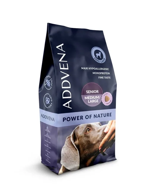 ADDVENA Power of Nature Senior medium&amp;large 10 kg jehněčí pro starší střední a velké psy