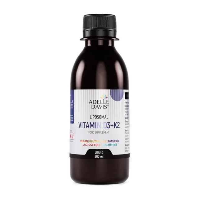 Adelle Davis Lipozomální vitamín D3-K2 200 ml