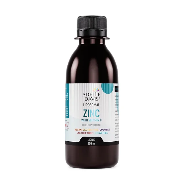 ADELLE DAVIS Lipozomální zinek s vitamínem C 200 ml
