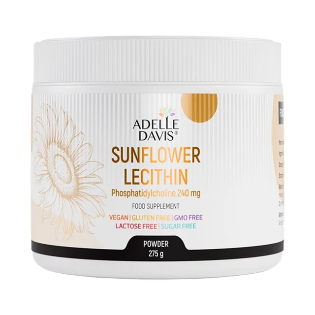 ADELLE DAVIS Slunečnicový lecitin 275 g