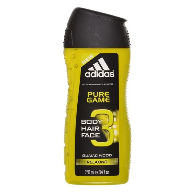 ADIDAS Pure Game Relaxing 3v1 sprchový gel 250 ml