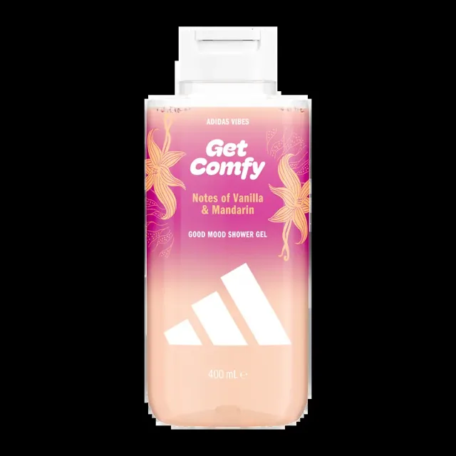 adidas Sprchový gel Get Comfy Vanilka & mandarinka 400 ml