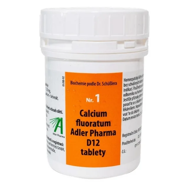 ADLER PHARMA Nr.1 Calcium fluoratum D12 400 tablet