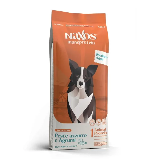 Adragna NAXOS monoprotein adult medium ryba s citrusy 12kg