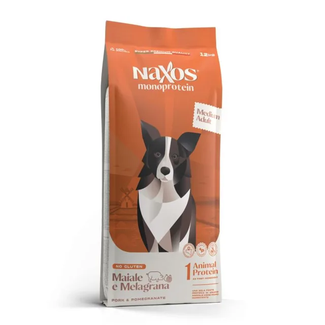 Adragna NAXOS monoprotein adult medium vepřové maso s granátovým jablkem 12kg
