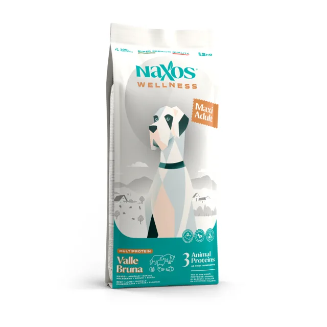 Adragna NAXOS wellness adult maxi hovězí, jehněčí, buvolí 12kg