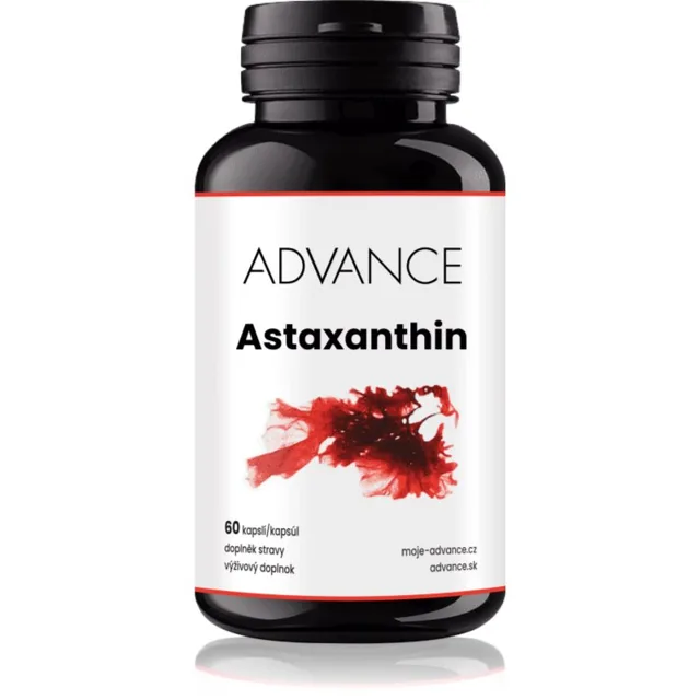 ADVANCE Astaxanthin kapsle pro podporu ochrany buněk před oxidativním stresem 60 cps