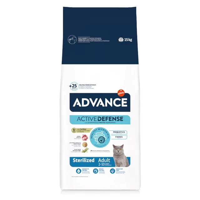 Advance Cat Sterilized krůtí - 15 kg