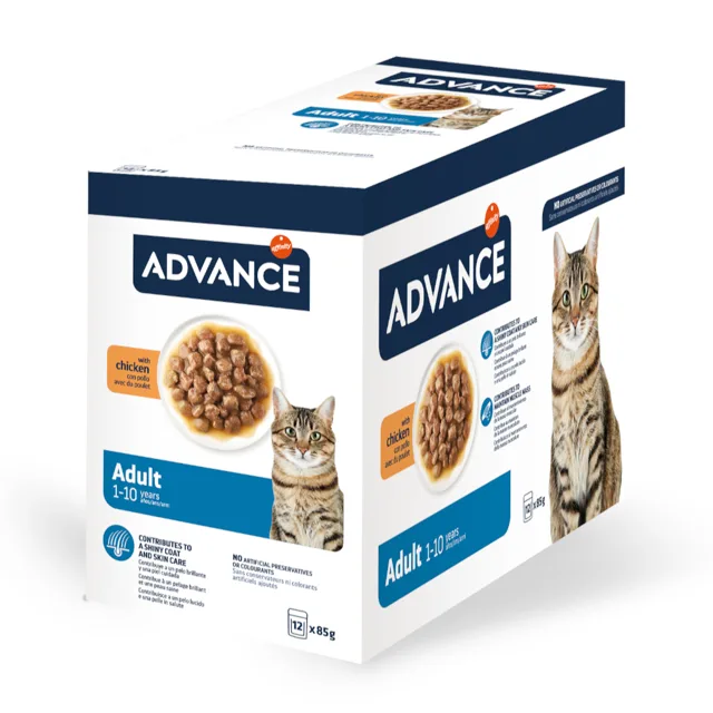 Advance Feline Adult kuřecí - 12 x 85 g