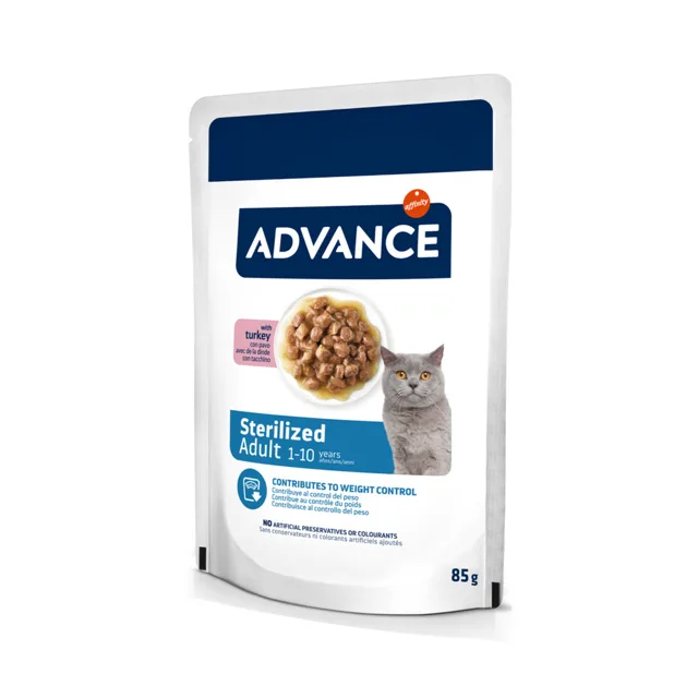 Advance Feline Sterilized krůtí - 12 x 85 g