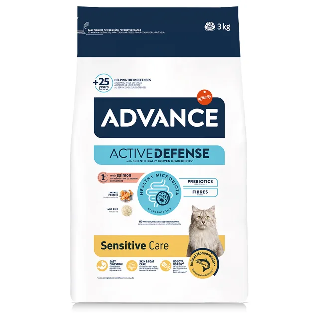 Advance Sensitive s lososem a rýží - 3 kg