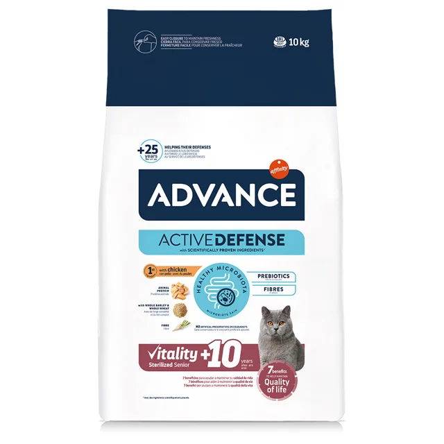 Advance Sterilized Senior +10 s kuřecím - 1,5 kg