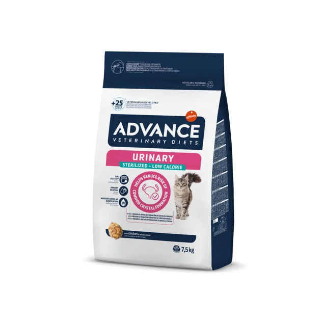 Advance Veterinary Diets Cat Urinary Sterilized Low Calorie - 2 x 2,5 kg