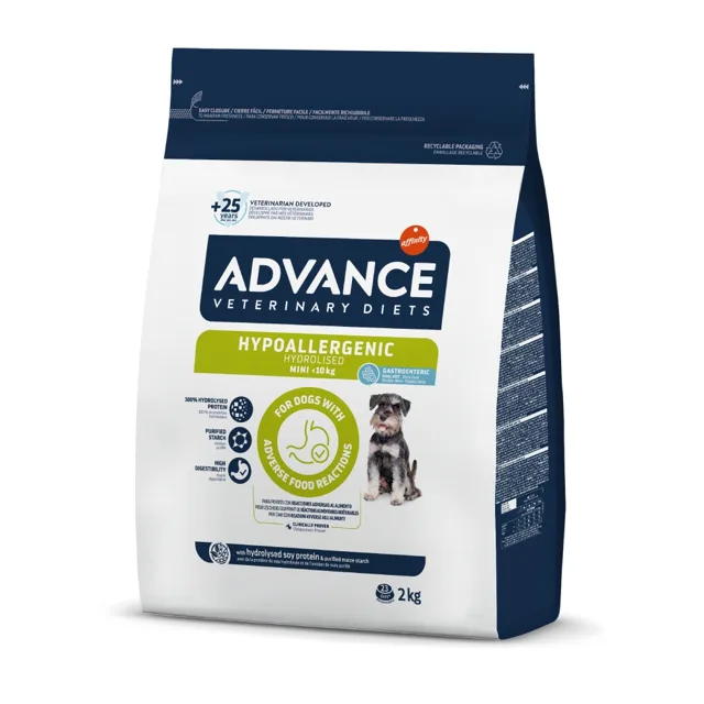 Advance Veterinary Diets Dog Mini Hypoallergenic - výhodné balení: 2 x 2 kg