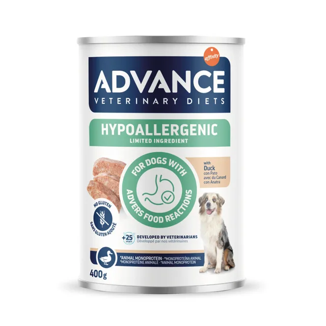 Advance Veterinary Diets Hypoallergenic - kachna (6 x 400 g)