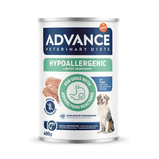 Advance Veterinary Diets Hypoallergenic - pstruh (6 x 400 g)