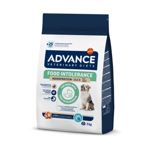 Advance Veterinary Diets Intolerance s kachnou - 12 kg