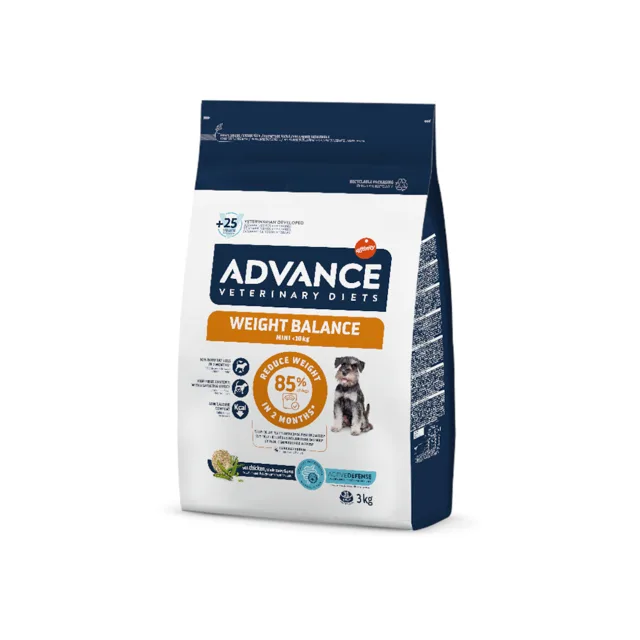 Advance Veterinary Diets Weight Balance Mini - výhodné balení: 2 x 3 kg
