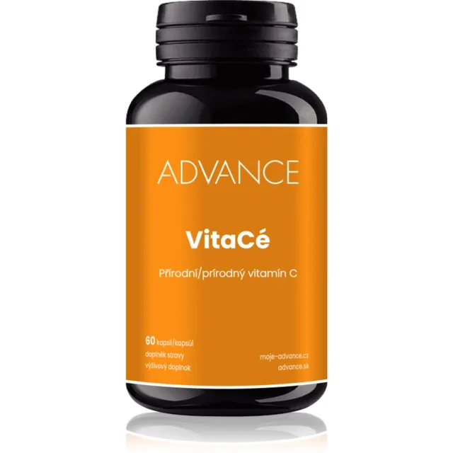 ADVANCE VitaCé kapsle pro podporu imunitního systému, krásnou pleť a nehty 60 cps
