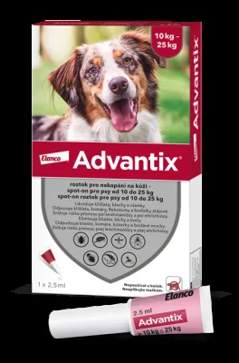 Advantix pro psy 10-25kg spot-on 1x2.5ml