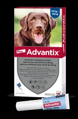 Advantix pro psy 25-40kg spot-on 4x4ml