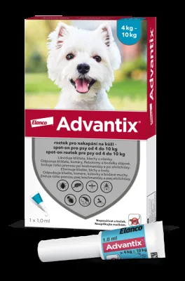 Advantix pro psy 4-10kg spot-on 1x1ml