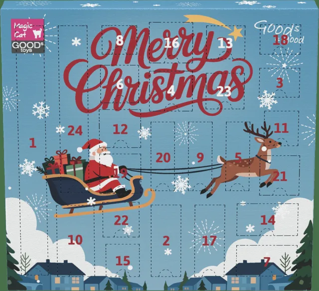 Adventní kalendář pro kočky Magic Cat Winter Tale s hračkami