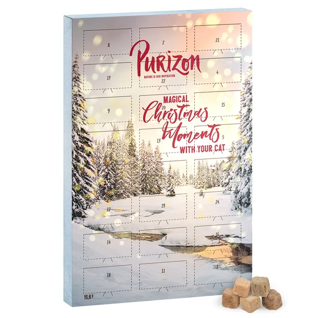 Adventní kalendář Purizon - bez obilovin - 3 kusy (46,8 g)