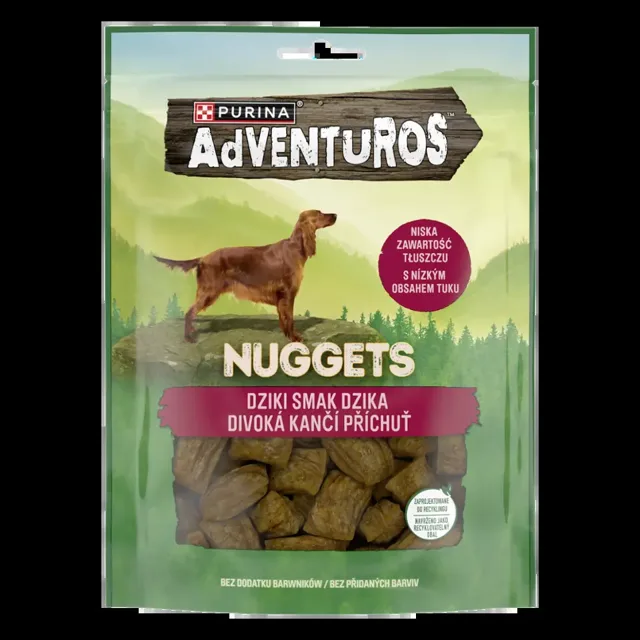 Adventuros Nuggets s kančí příchutí 90 g