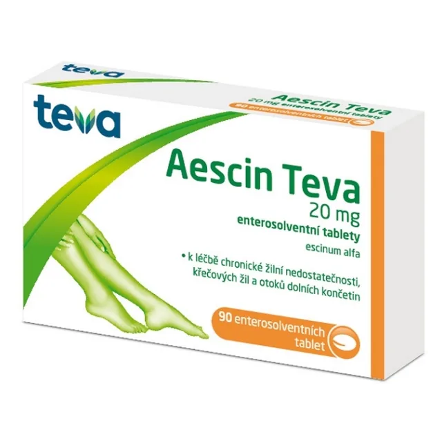 AESCIN-TEVA 20 mg 90 tablet