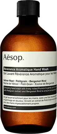 Aesop Čisticí a exfoliační gel na ruce (Reverence Aromatique Hand Wash) 500 ml s uzávěrem