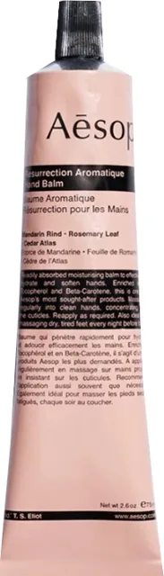 Aesop Hydratační balzám na ruce s rostlinnými výtažky (Resurrection Aromatique Hand Balm) 75 ml
