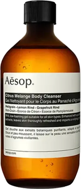 Aesop Jemný čisticí tělový gel s citrusovou vůní (Citrus Melange Body Cleanser) 500 ml s uzávěrem