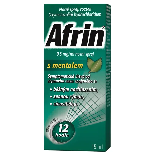 AFRIN s mentolem 0,5 mg/ml nosní sprej