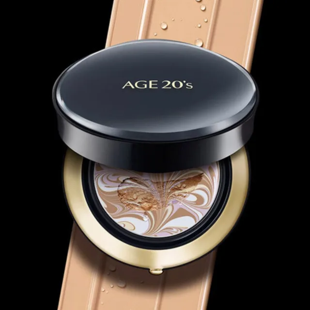 AGE20s - Signature Essence Cover Pact Intense Cover Plus Refill - Pečující hybridní make-up s extra krycí schopností plus náhradní náplň navíc - odstín 23 medium beige