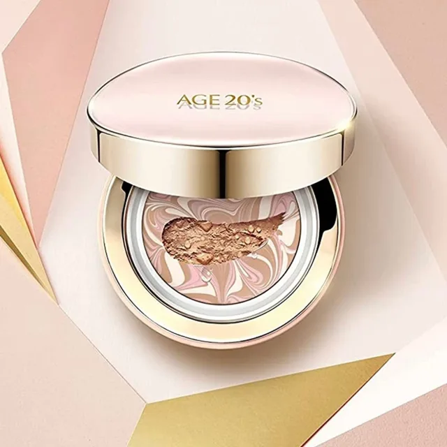 AGE20s Signature Essence Cover Pact Moisture Plus Refill - Hydratační hybridní make-up plus náhradní náplň navíc - odstín 23 medium beige