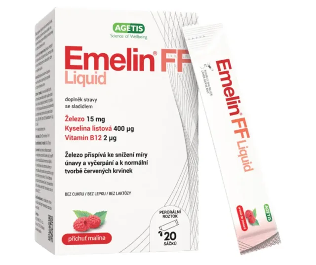 Agetis Emelin FF Liquid malina 20 x 15 ml