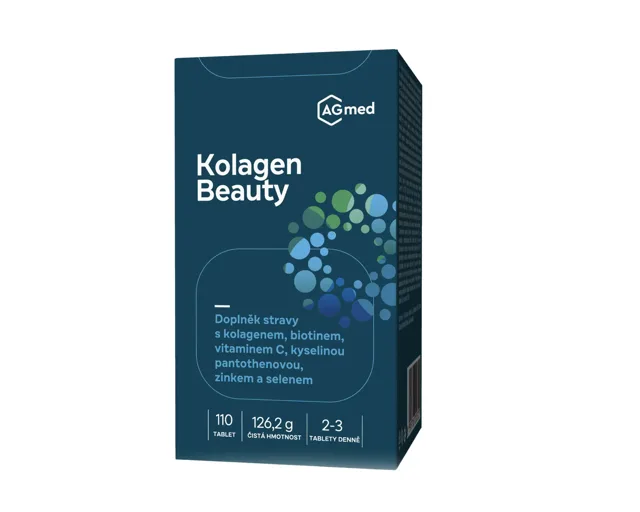 AGmed Kolagen Beauty biotin+vitamín C 110 tablet