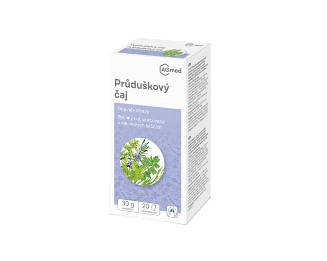 AGmed Průduškový čaj 20 x 1.5 g